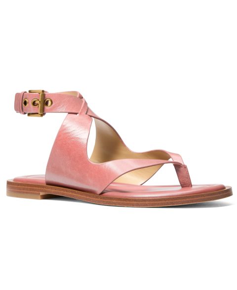 Женские сандалии Michael Kors Irene Flat Thong, цвет: Замшевый