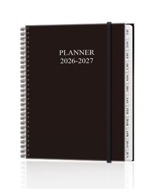 Academic Planner 2026-2027 Weekly Monthly July June Agenda Pocket Elastic