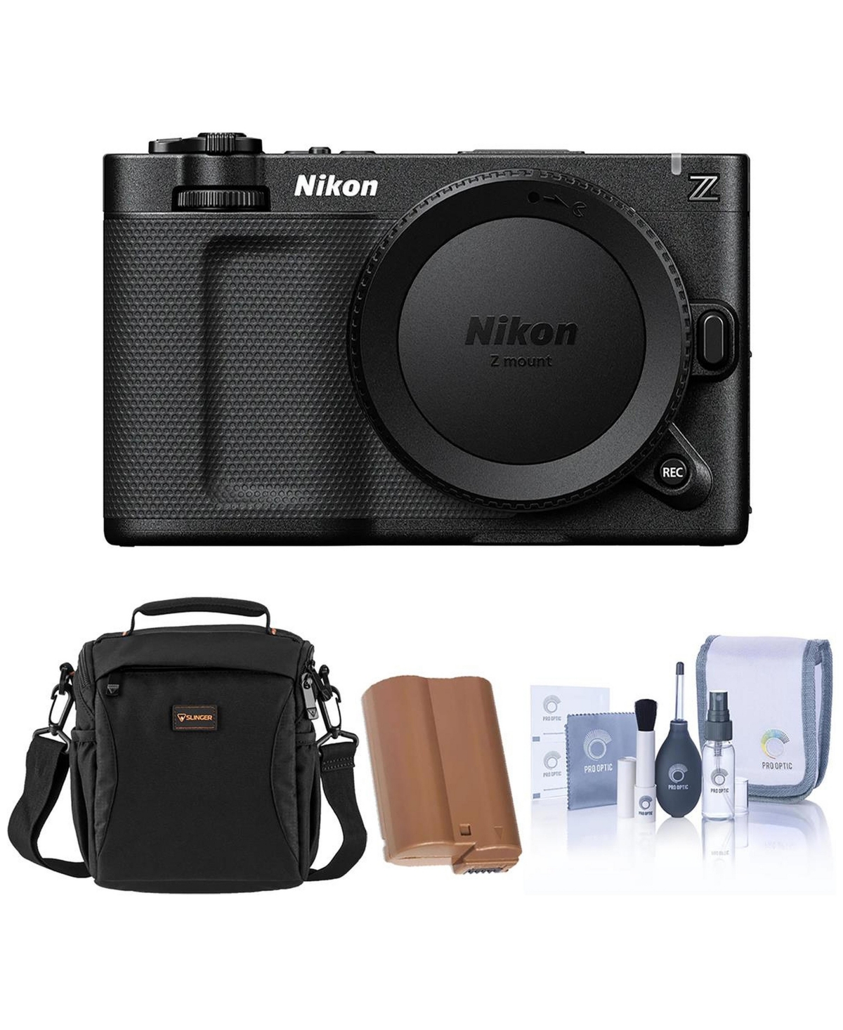 Nikon Zr 6K Cinema Camera, Bundle with Extra Battery, Shoulder Bag - Black