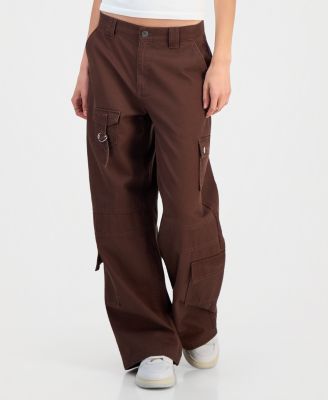 Women's High-Rise Wide-Leg Cargo Pants