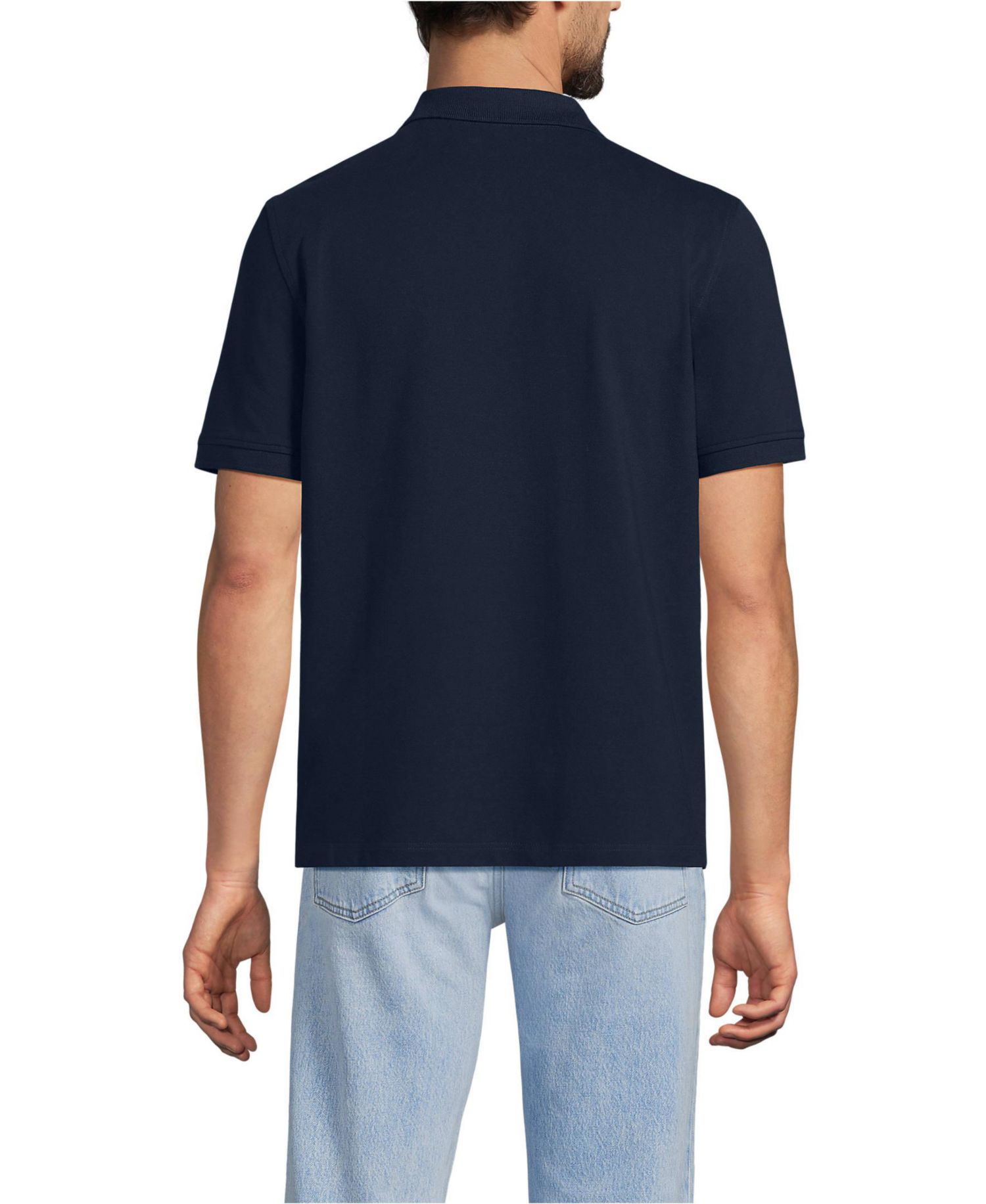 Men's Short Sleeve Performance Mesh Pique Polo
