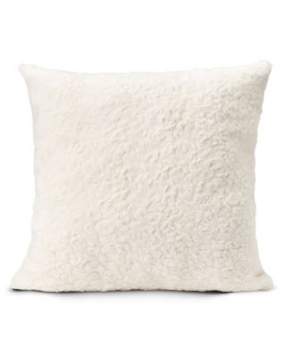 HGTV Curlicue Faux Fur Decorative Pillow, 22" x 22"