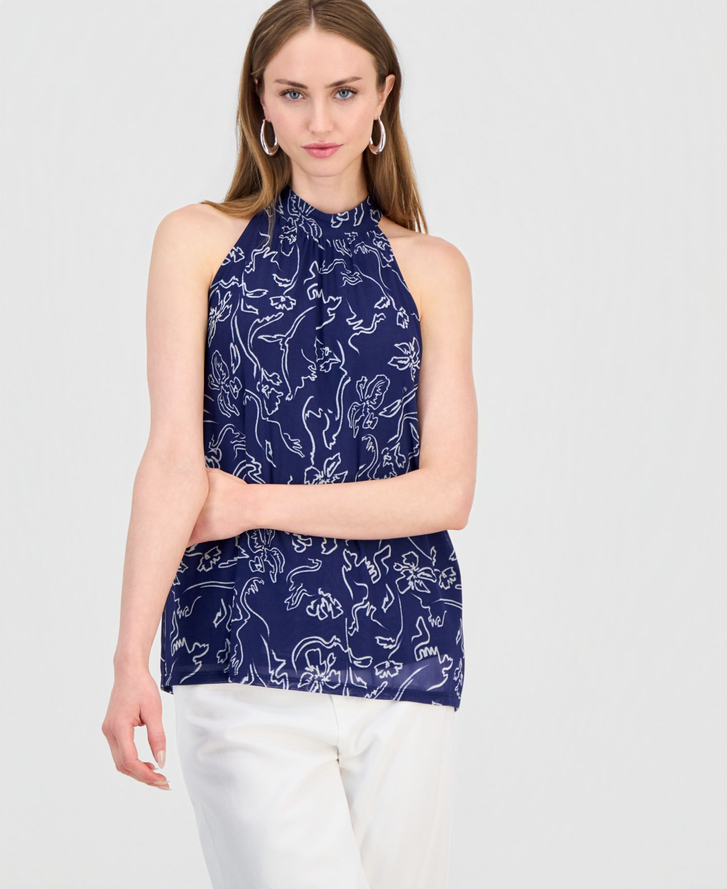 Women's Printed Halter Top
