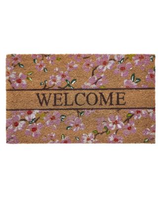Decorative Coir Doormat, 30" x 17.5"