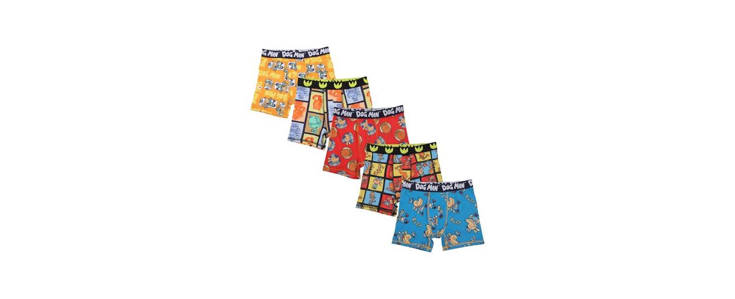 Big Boys Fun All-Over Print Boxer Briefs (5