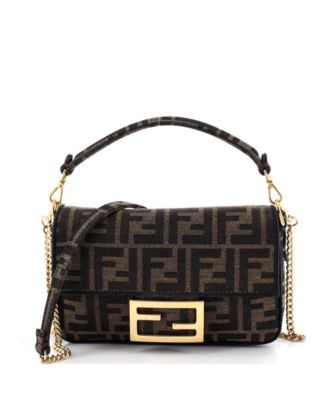Mini Baguette NM Bag Zucca Canvas