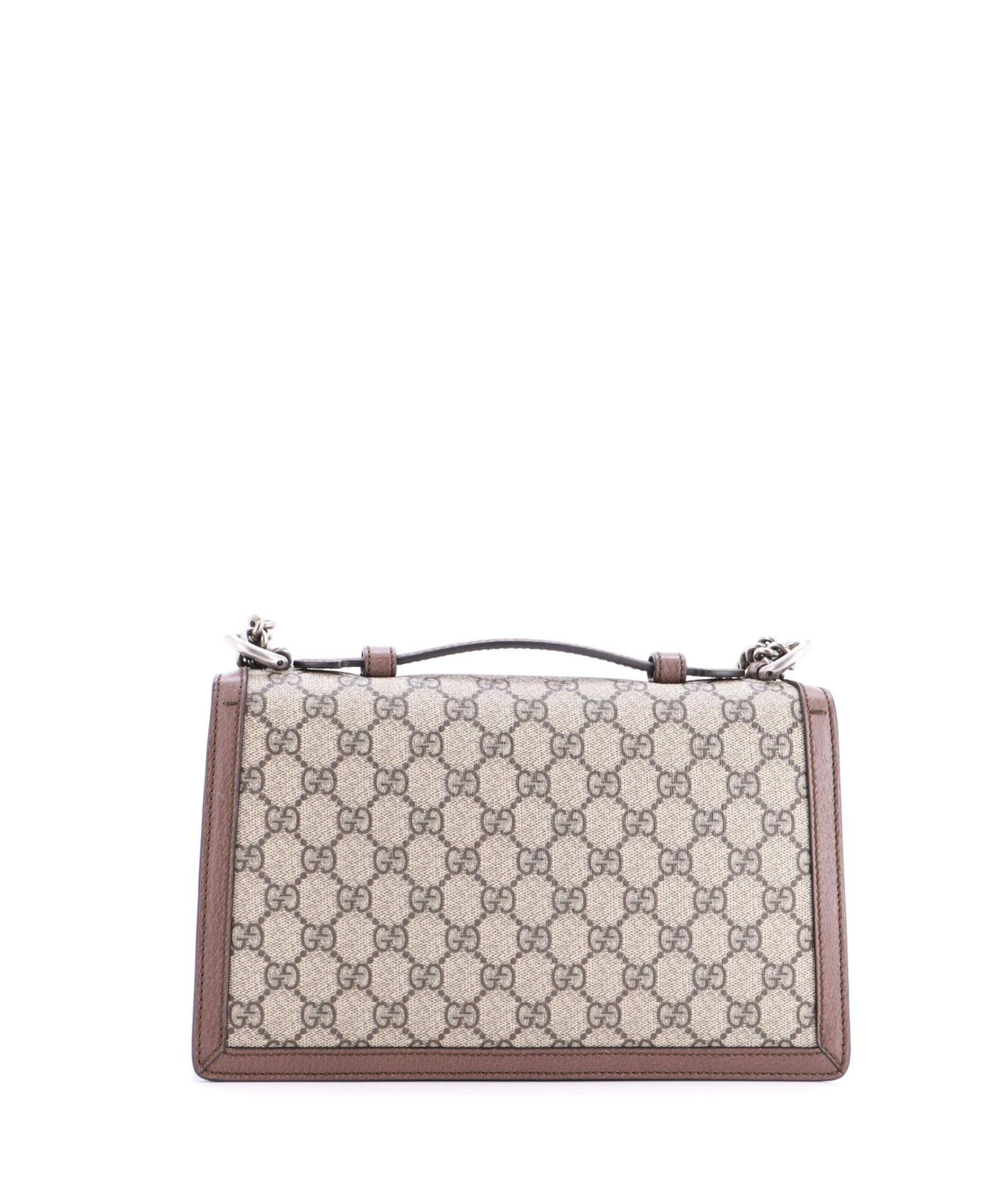 Small Dionysus Top Handle Chain Bag GG Coated Canvas