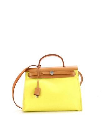 31 Herbag Zip Berline Vache Canvas and Leather