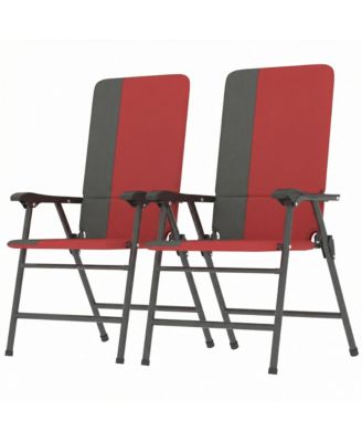 Folding Patio Chairs, Padded High Back Lawn Chairs,