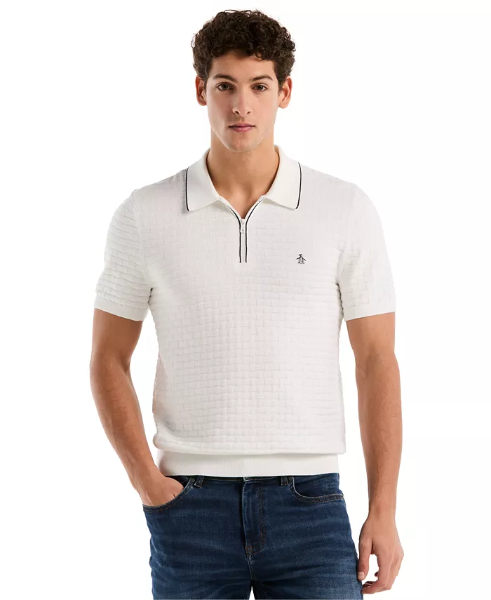 Men's Links Stitch Slim-Fit Polo Shirt - thumbnail 6
