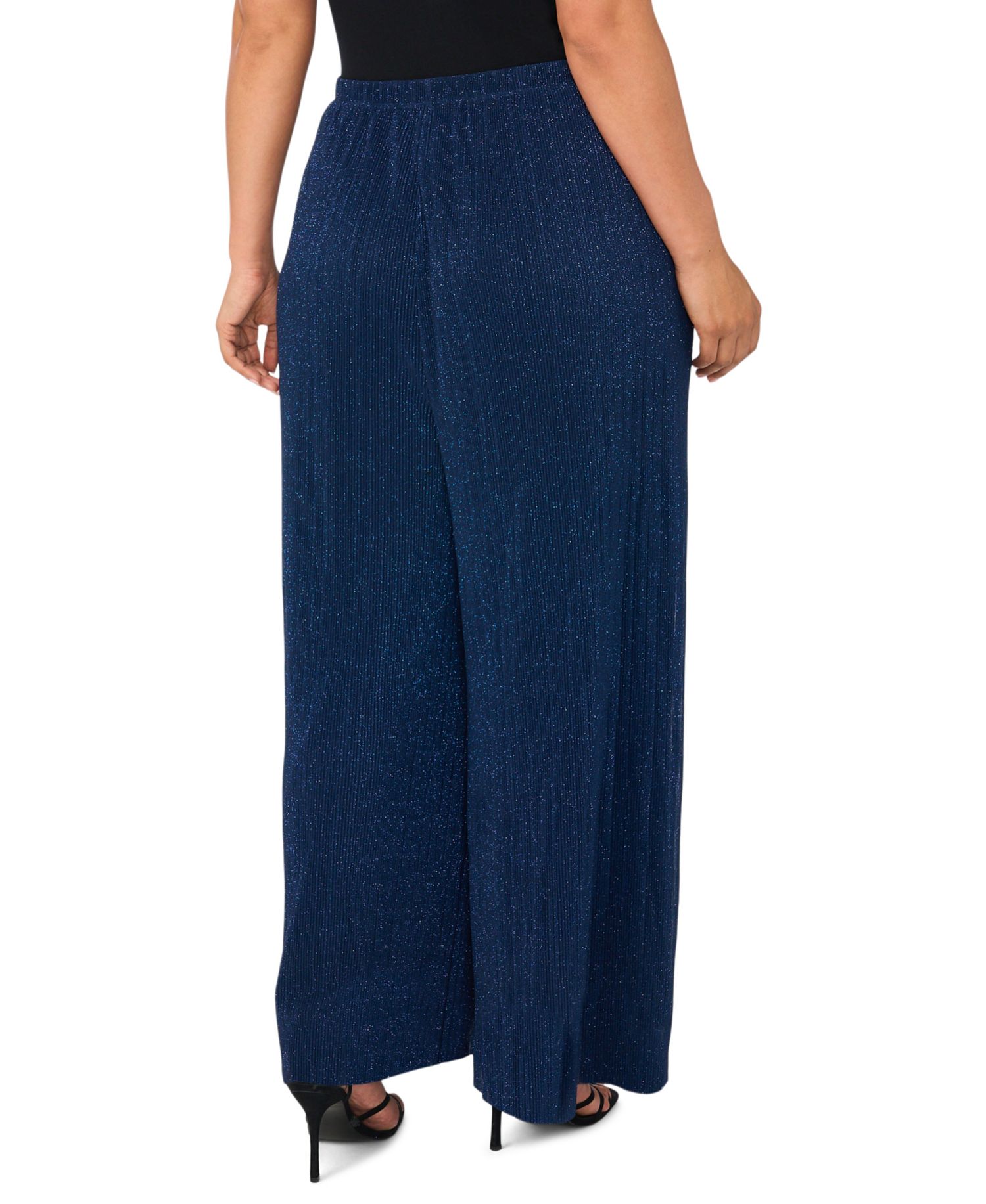 Plus-Size Pull-On Mid-Rise Pants