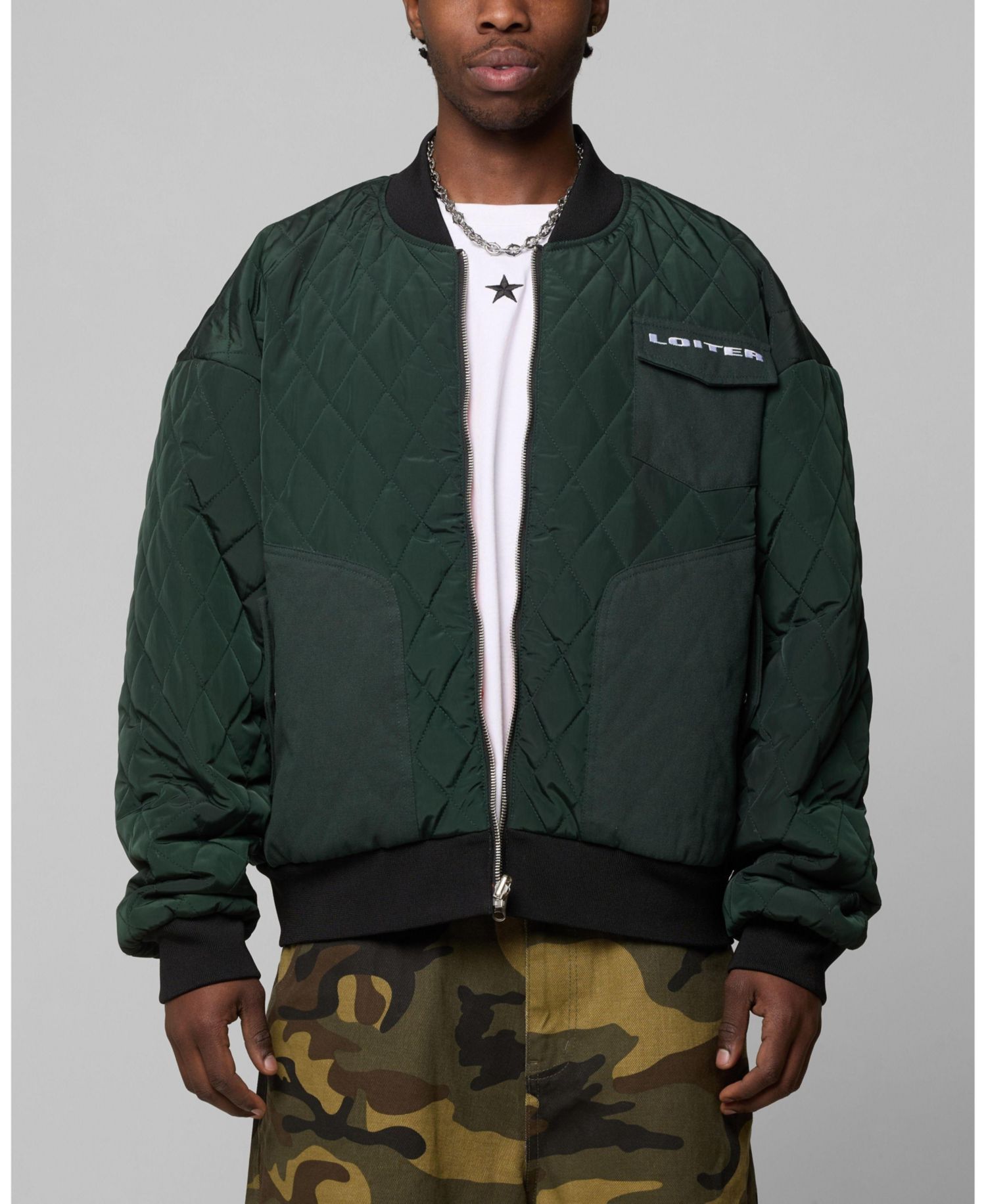 Men's Cyber Reversible Bomber Jacket