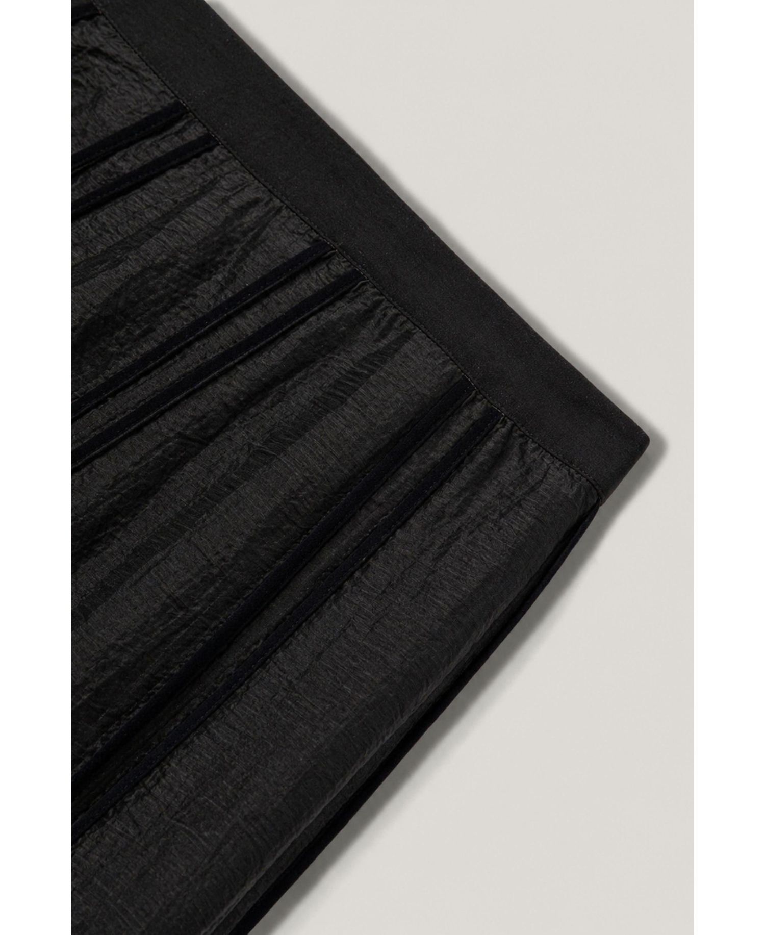 Women's Sheer Pleated Midi Skirt