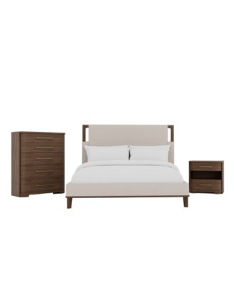 Amelie 3-Pc. King Bedroom Set (Bed, Chest & Nightstand)