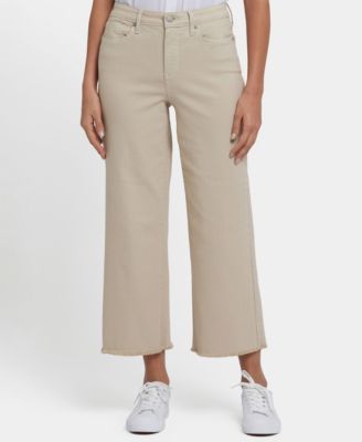 Women's High-Rise Coco Relaxed Wide-Leg Crop Jeans