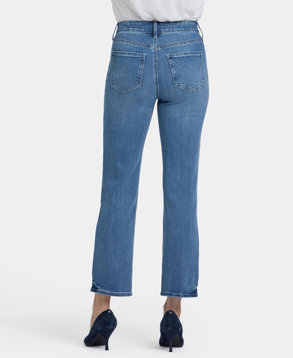 NYDJ Women's High-Rise Marilyn Straight Ankle Jeans view 5 — MAYCSS fashion products
