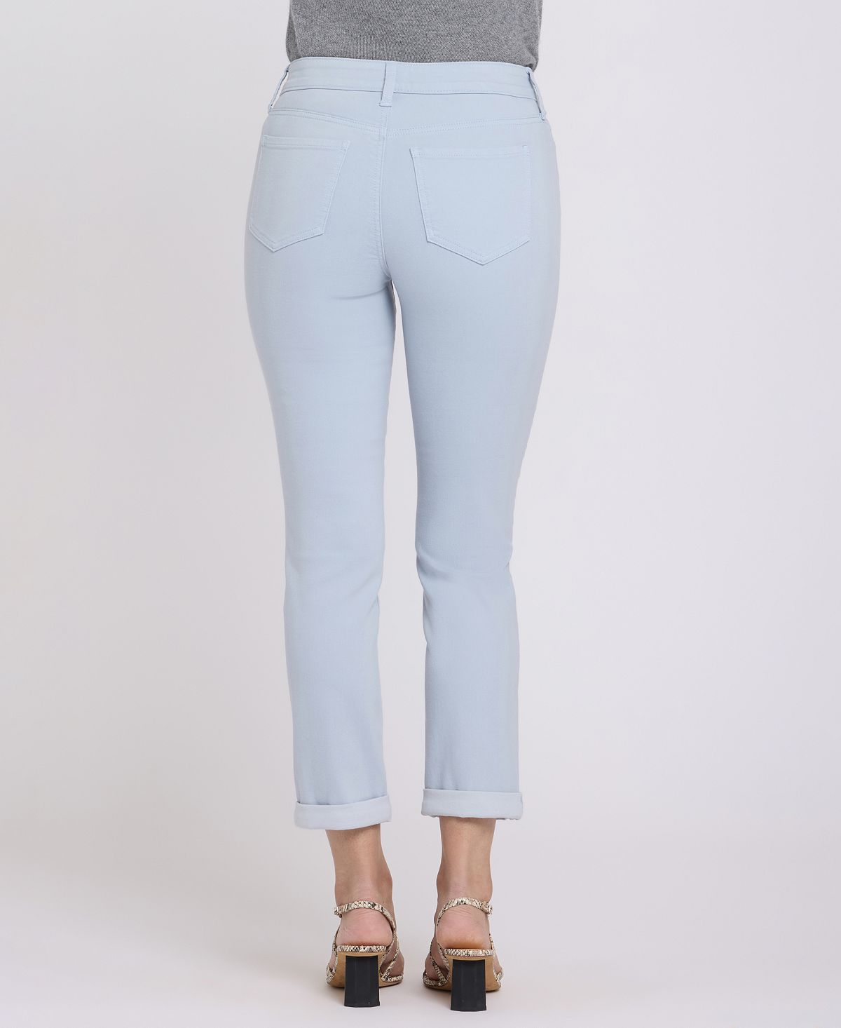 NYDJ Women's Sheri Slim Ankle Jeans with Roll Cuff view 5 — MAYCSS fashion products