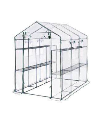 Greenhouse for Outdoors, Large Walk-in 6-Tier Plant Shelves, 85"x56"x77" , Weatherproof Plant Tent for Backyard and Patio
