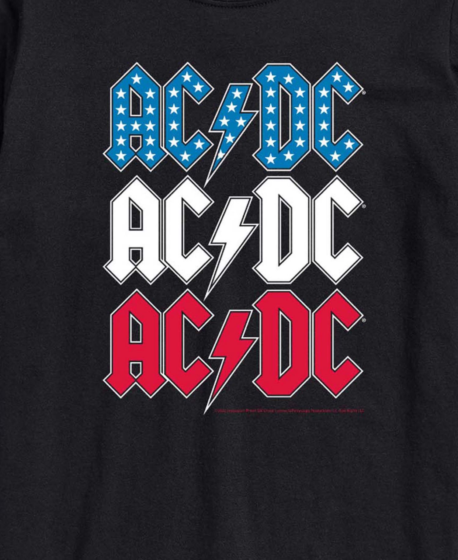 Men's ACDC USA Stack Short-Sleeve Graphic T-Shirt