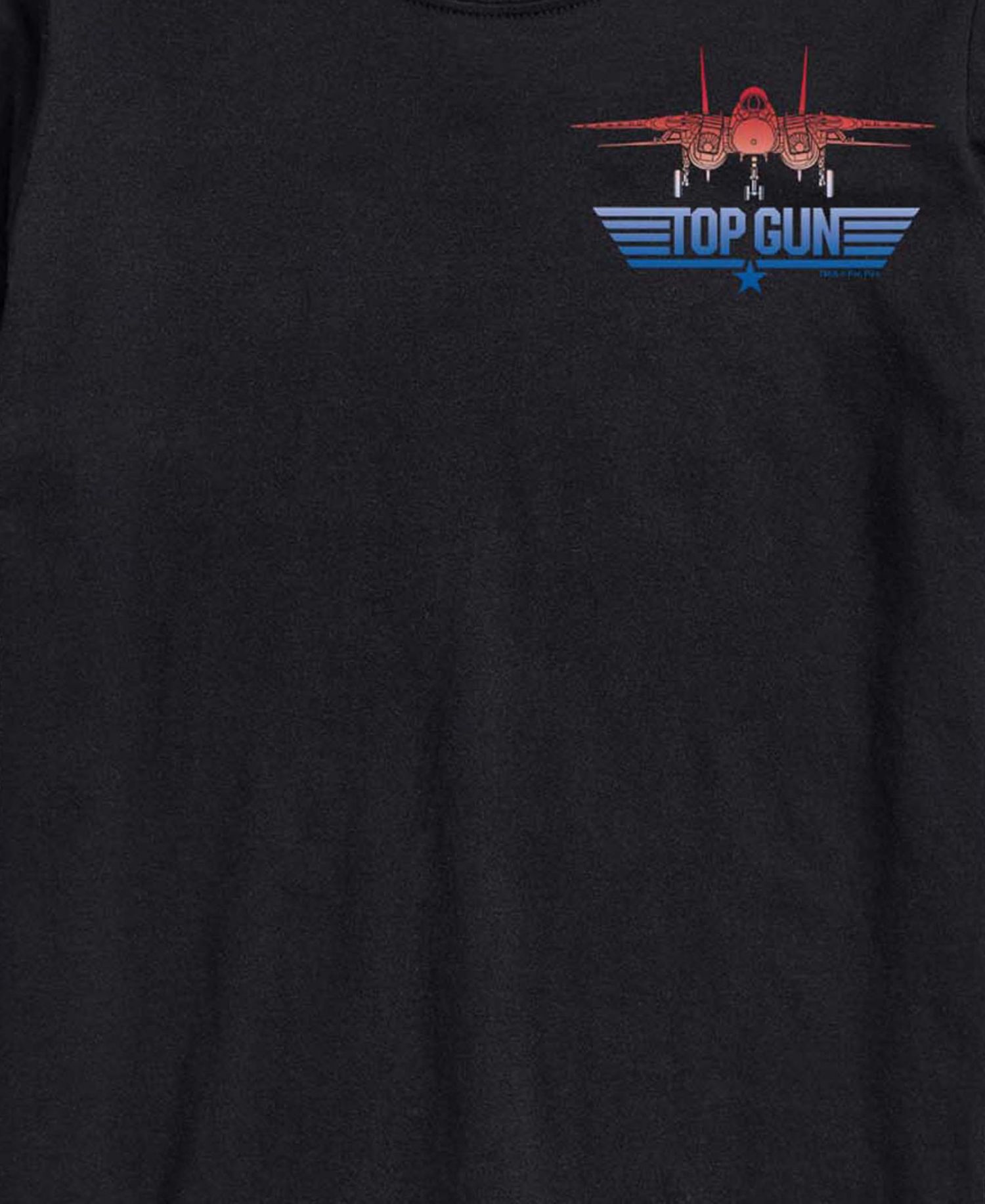 Men's Top Gun Logo Gradient Short-Sleeve Graphic T-Shirt