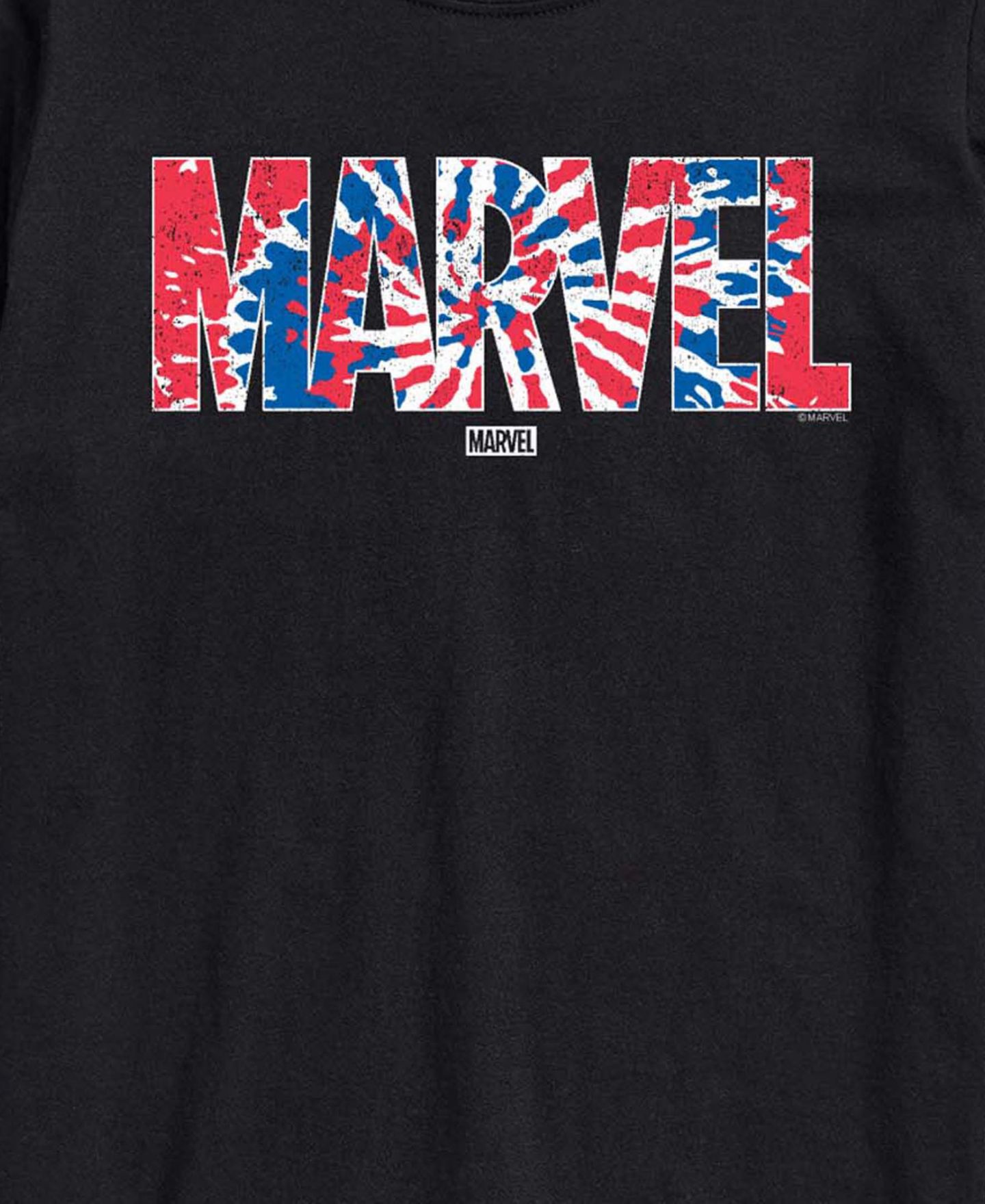 Мужская футболка AIRWAVES Marvel Tie Dye Short-Sleeve Graphic, цвет: Чёрный — фото 3