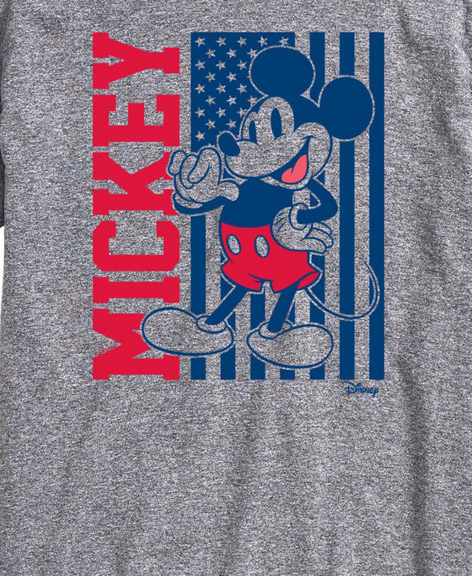 Men's Disney Mickey Vertical Flag Short-Sleeve Graphic T-Shirt