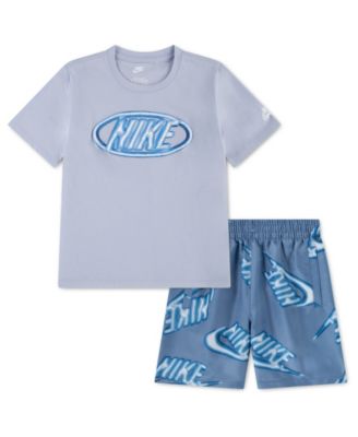 Boys' 4-7 Short-Sleeve T-Shirt and Shorts, 2-Piece Set