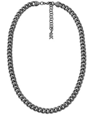 Faceted Curb Chain Necklace