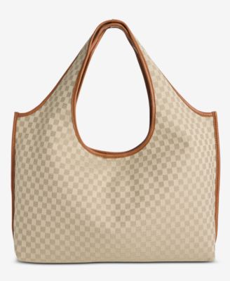 Checkered Flyknit Oversized Shoulder