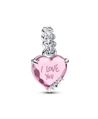 I Love You Mom Dangle Charm