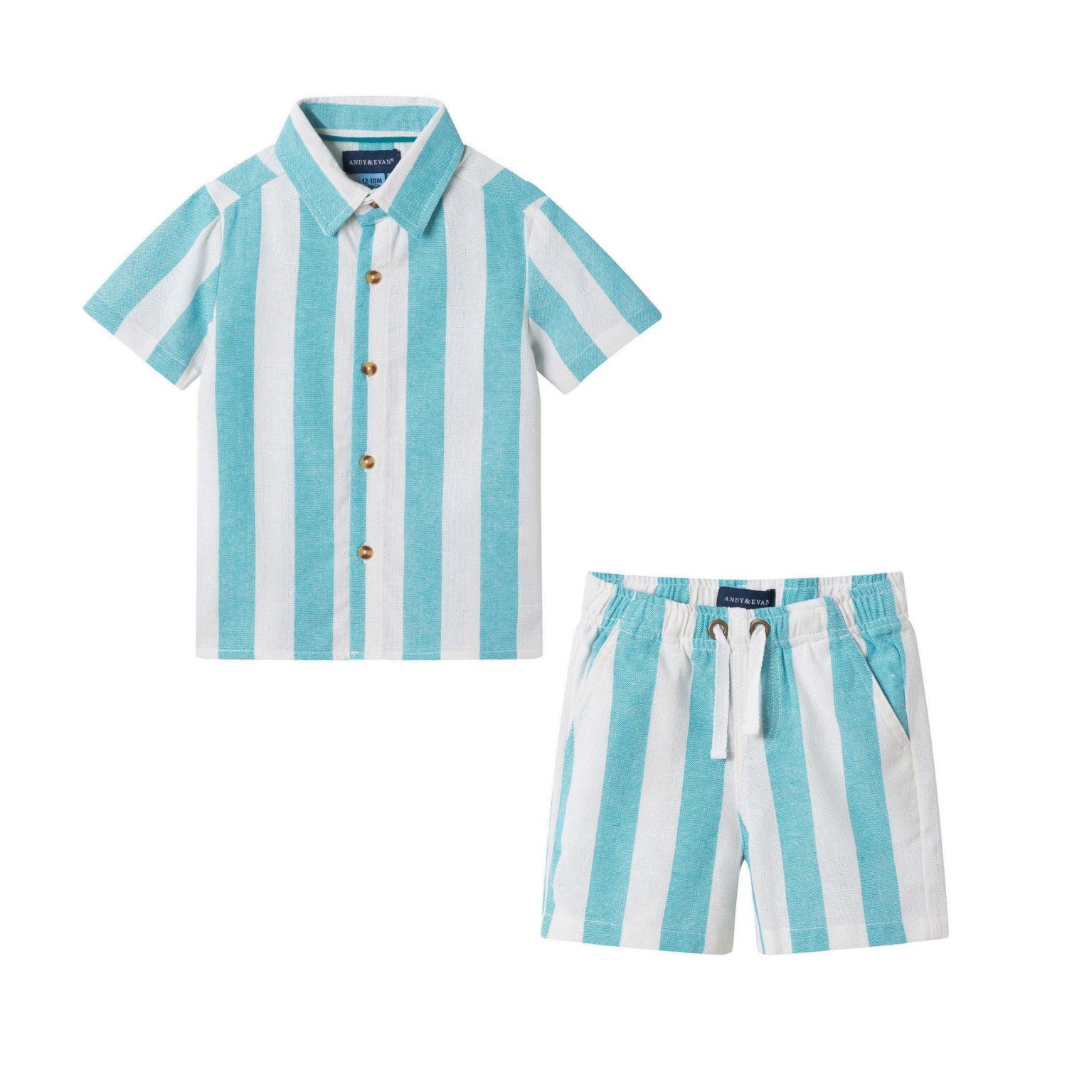 Baby Boys Stripe Airy Oxford Set