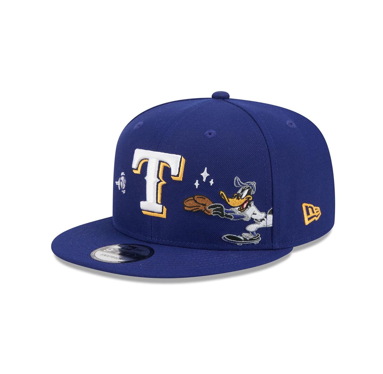 Men's Royal Texas Rangers Looney Tunes Daffy Duck 9FIFTY Snapback Hat