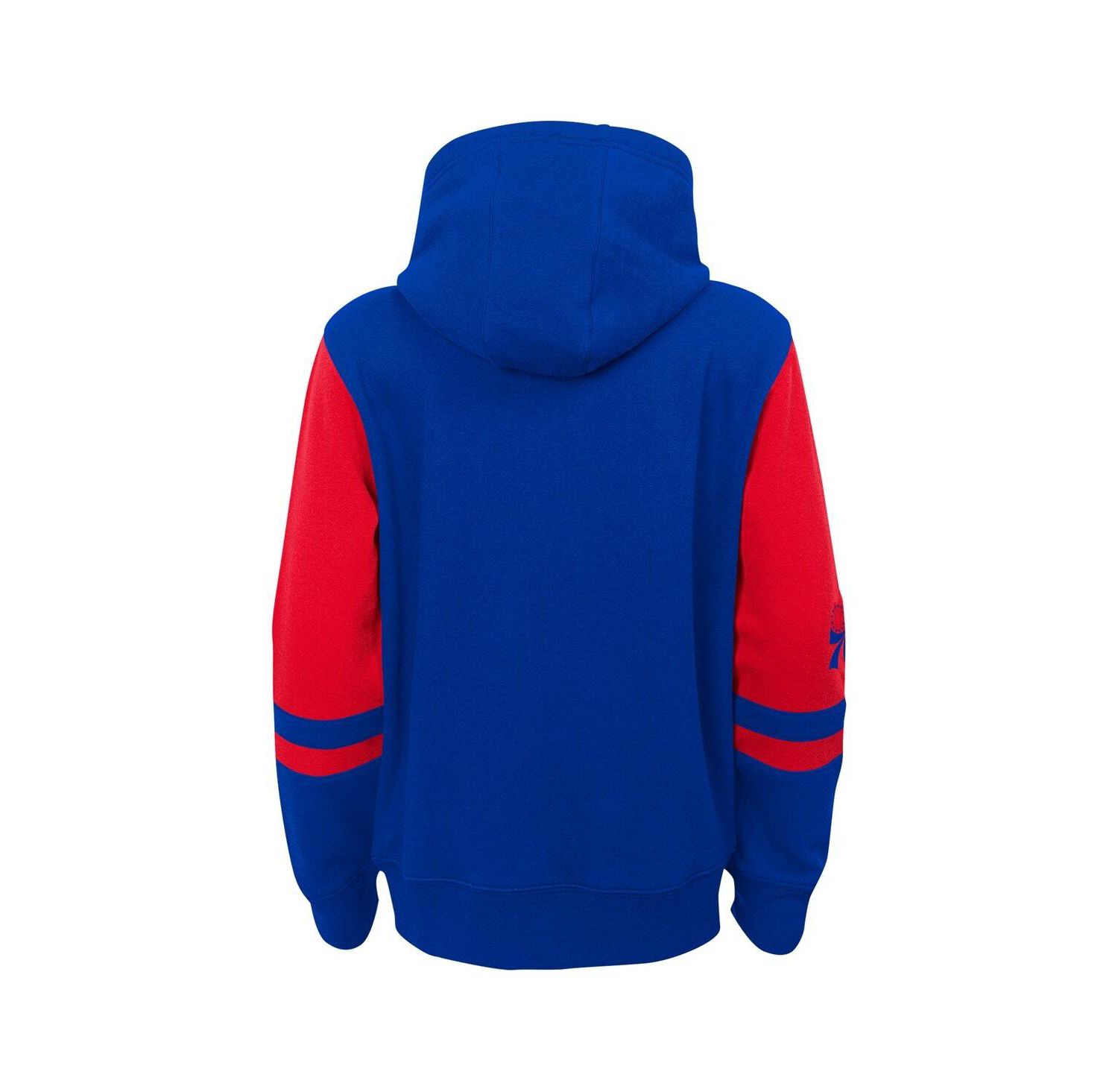 Preschool Royal Philadelphia 76ers Straight To The League Full-Zip Hoodie