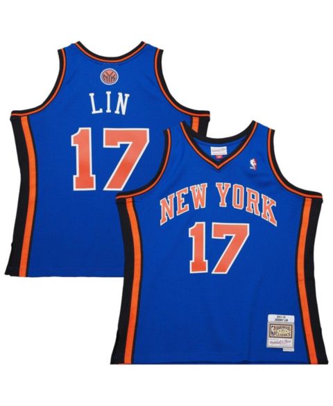 Мужское джерси Mitchell & Ness Jeremy Lin New York Knicks 2011/12 Swingman, Blue