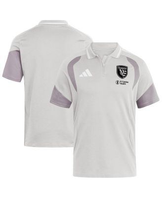 Men's Silver San Jose Earthquakes 2026 Tiro Competition Polo Shirt