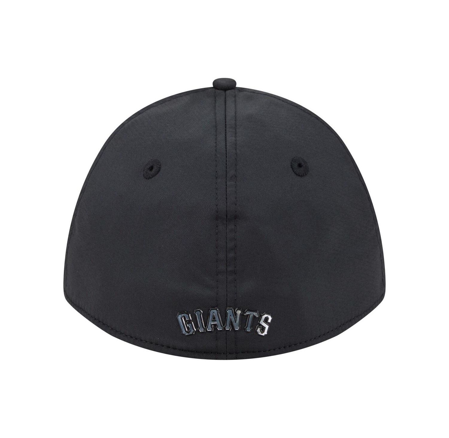 Men's Black San Francisco Giants Metallic 39THIRTY M-Crown Flex Hat