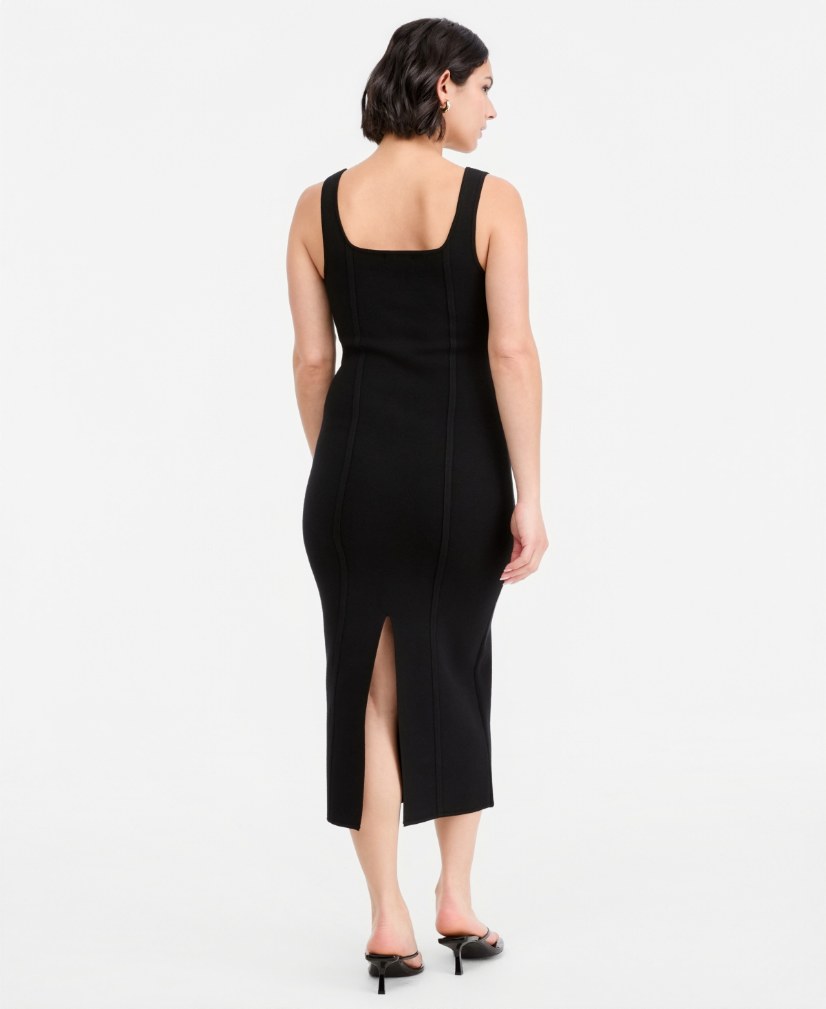 Bar Iii Women's Sleeveless Bodycon Sweater Knit Dress, Macy's Exclusive