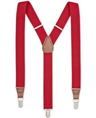 Club Room - Men's Solid Stretch Suspenders