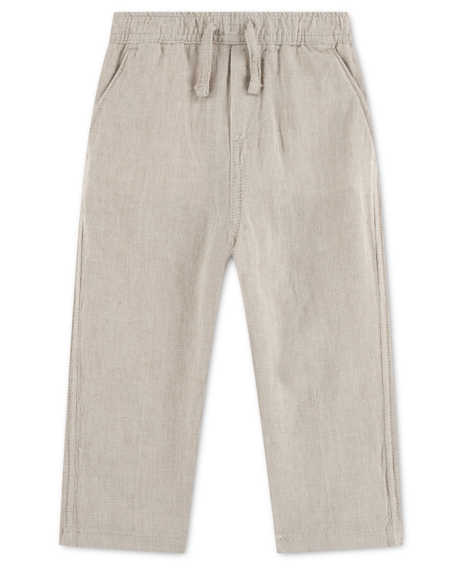 Baby Boys' Loose Linen Pull-On Pants