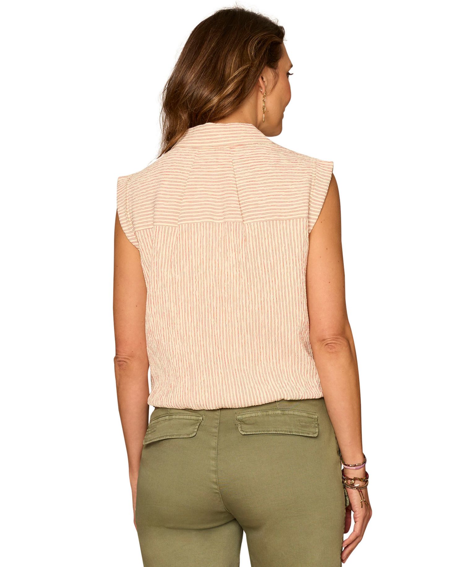 Women's Extended Cap-Sleeve Top