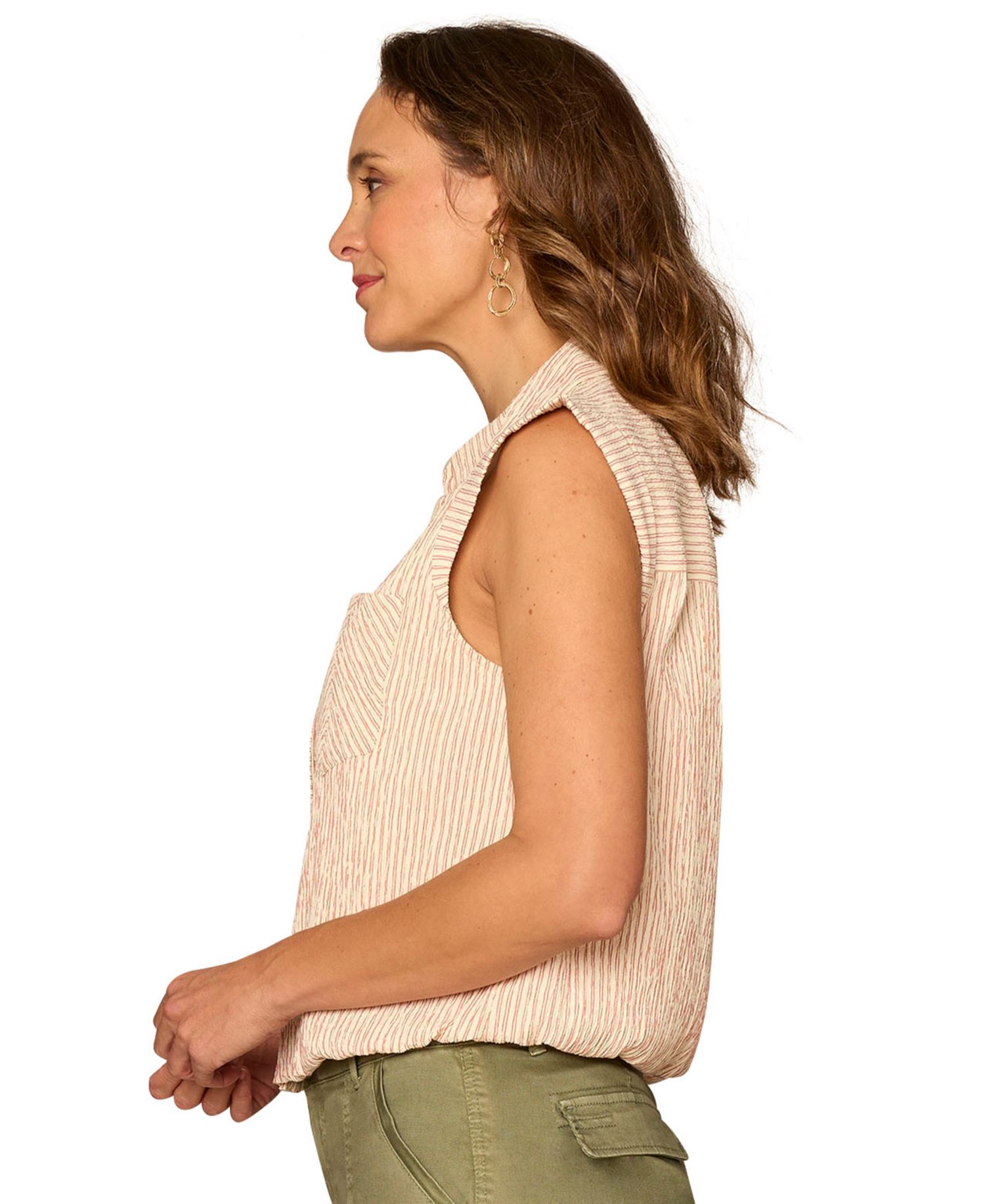 Women's Extended Cap-Sleeve Top
