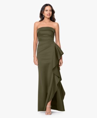 evening dress long Long Formal Dress 11052 by Faviana Lemon Yellow / 10