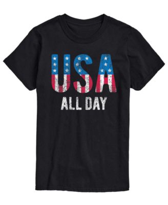 Men's USA All Day Flag Fill Short-Sleeve Graphic T-Shirt
