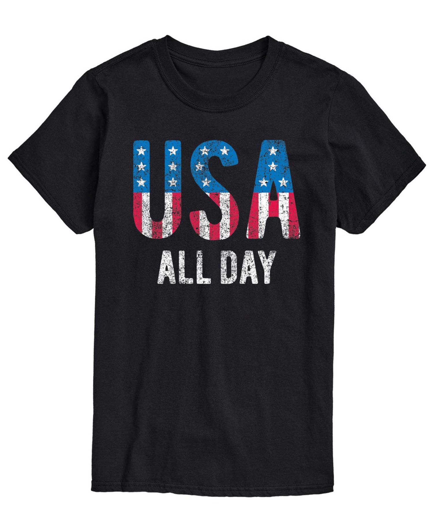 Men's USA All Day Flag Fill Short-Sleeve Graphic T-Shirt