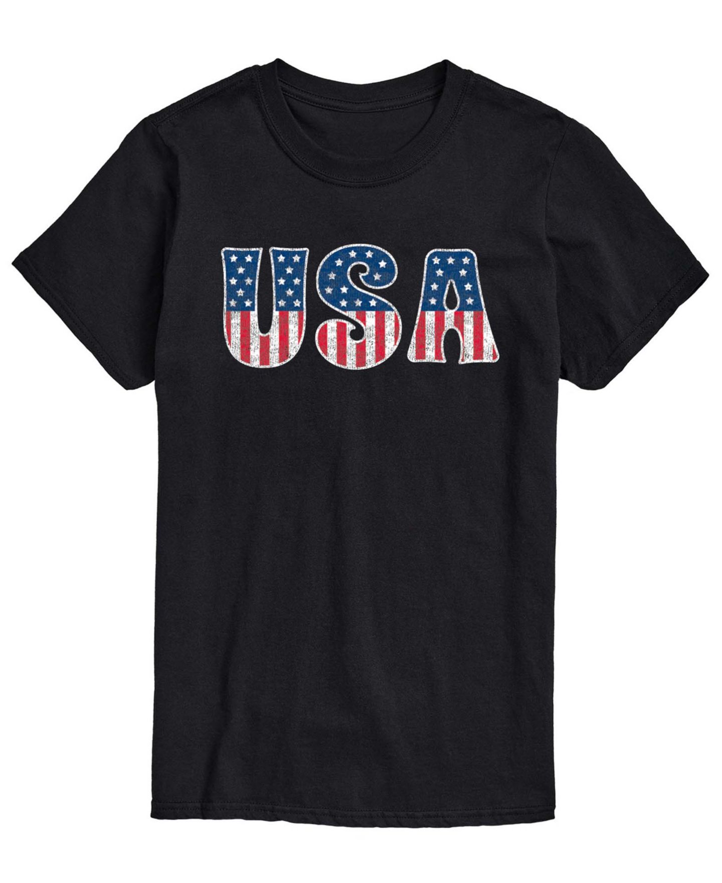 Мужская футболка AIRWAVES USA Short-Sleeve Graphic, цвет: Чёрный — фото 1