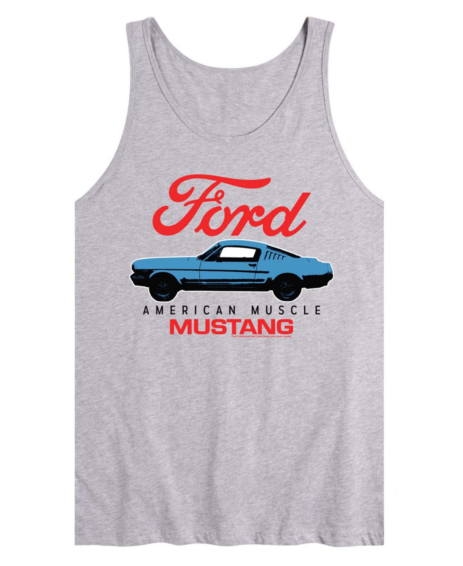 Men's Ford American Muscle Mustang Sleeveless Graphic Tank Top