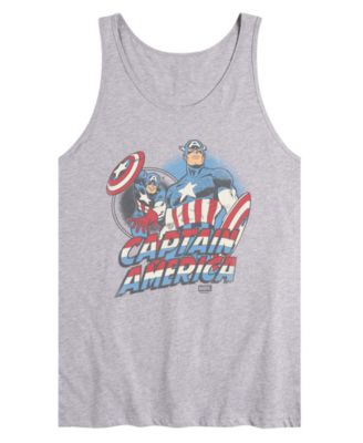 Men's Captain America Sleeveless Graphic Tank T-Shirts