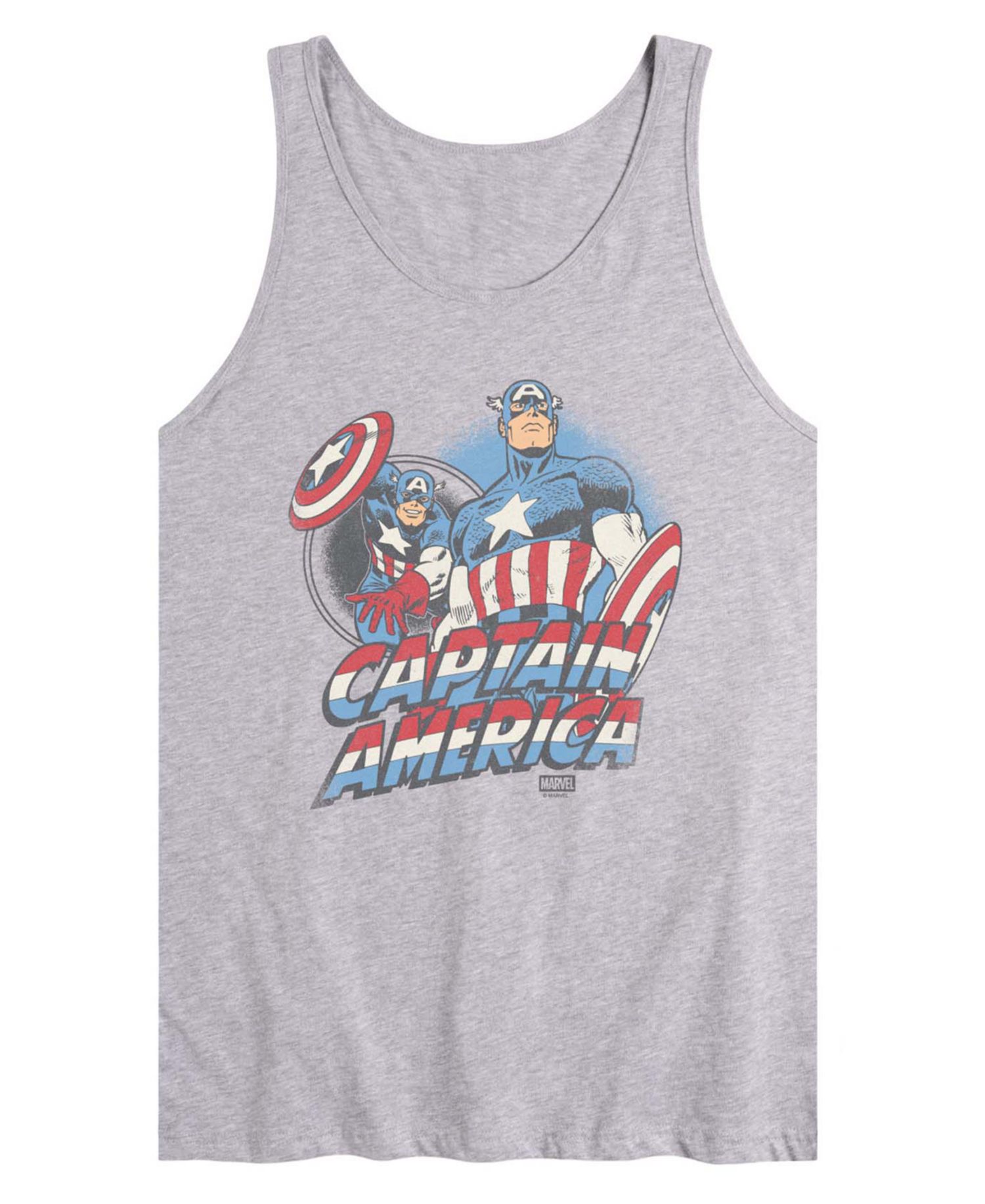 Men's Captain America Sleeveless Graphic Tank Top