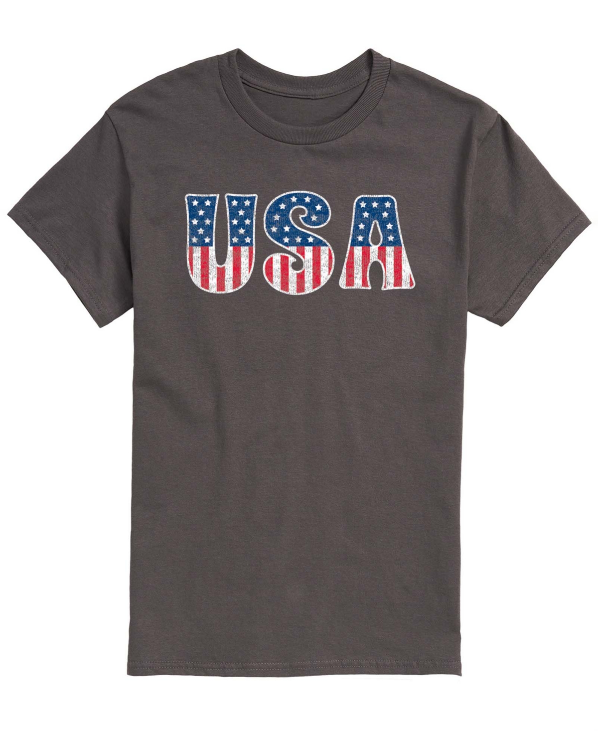 Airwaves Men's Usa Short-Sleeve Graphic T-Shirts - Charcoal