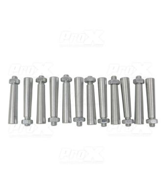 XT-SPN12 Tapered Shear Pin w/Threaded Tip  Nut Conical Coupler, 12-Pk